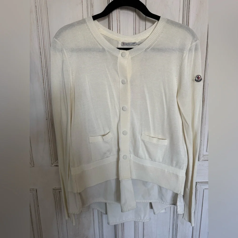 MONCLER Maglia Tricot cardigan. Size small
